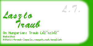 laszlo traub business card